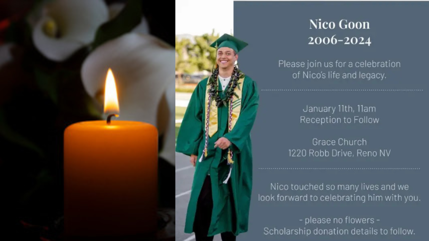 Bishop Manogue Catholic High School Graduate Nico Goon Tragically Dies